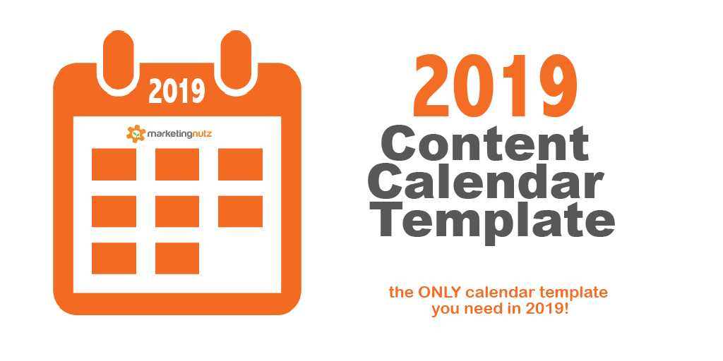 2019 Content Calendar Template Official
