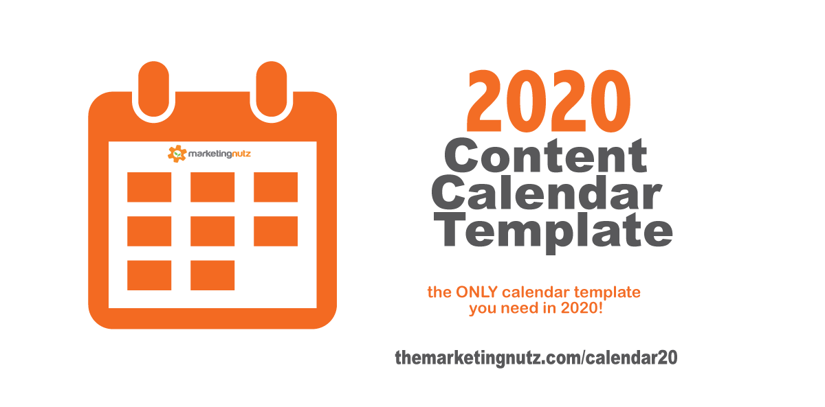2020 Content Marketing Strategy Calendar Template