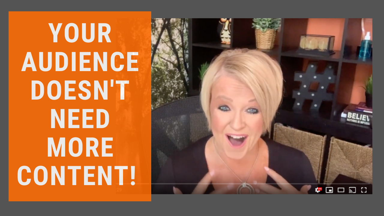Your Audience Doesn't Need More Content From You